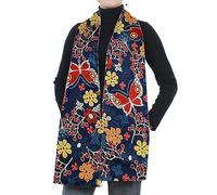 Teksome Baberos para Ancianos, Comiendo Adultos, Lavables, Vintage, Ropa, Baberos Tela Impermeables para Personas Mayores discapacitadas, Imprimir 04, 1