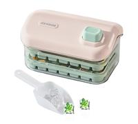 Teksome Bandeja de molde de hielo | Bandeja de molde para congelador con pala, cubo de enfriamiento de gran capacidad, herramienta de barra para hacer tequila, vodka, whisky, bebidas frías y bebidas