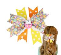 Teksome Bows de cabello para niños, lindos para el cabello | Golas de chicas para accesorios para el cabello - Linda horquilla de cinta de punto de conejito, barretas de moda para niños pequeños para