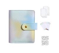 Teksome Carpeta de desafío de Sobres | Economica A7 en Color macarrón | Impermeable para presupuesto de Efectivo | Ahorro de Moda para planificador
