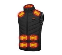 Teksome Chaqueta térmica,Chaqueta eléctrica Inteligente con 3 Niveles de calefacción | Sudadera con Capucha de Calentamiento rápido, Chaqueta térmica con protección contra sobrecalentamiento