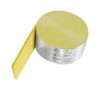 Teksome Cinta aislante, protección autoadhesiva ignífuga de 32.8 pies, rollo de aislamiento, para distribución industrial de agua caliente, HVAC, aire, invierno, exterior, caravana, ático, hogar