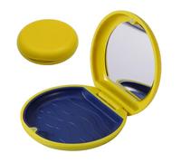 Teksome Contenedor de dientes falsos, estuche portátil para prótesis dental, protector bucal para prolongar la vida útil de la prótesis para viajes, viajes de negocios, montañismo