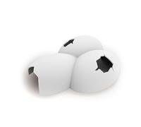 Teksome Cueva de Reptiles,Decoración de hábitat de terrario de Serpiente con Forma de Huevo | Escondite de dragón Barbudo, escondite de Tortuga de Roca para decoración de hábitat de Acuario