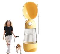 Teksome Dispensador de agua para perros para viajes, botella de agua a prueba de fugas con gran capacidad, dispensador de agua ergonómico para perros pequeños, grandes y medianos, botella de agua de