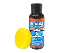 Teksome Eliminador de arañazos de lentes de sol, de reparación de pantalla de eliminación de niebla, kit de eliminación de arañazos de lentes con esponja, para el hogar, viajes, interiores