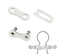 Teksome Eslabón de Cadena de Bicicleta,Eslabón de Cadena de Bicicleta Reutilizable - Cierre mágico rápido para Bicicleta de Carretera | Conector de eslabón de Cadena de eslabón perdido de Bicicleta,