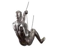 Teksome Figura decorativa de hombre escalador para pared, escultura de resina moderna y sencilla, para el hogar y escalada en roca, regalos únicos