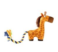 Teksome Juguetes chirriantes para perros, juguete suave para perros con sonido chirriante, divertido enriquecimiento interactivo para bulldog caniche para personas mayores, mejora la actividad