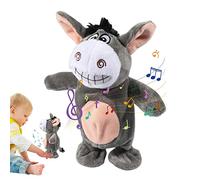 Teksome Juguetes Peluche | Peluche Cantando - Musical Desarrollo Aprendizaje sensorial, Felpa Animada interactiva eléctrica para niños, niñas