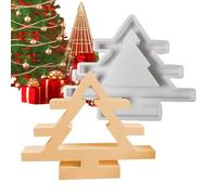 Teksome Molde Para Velas Tea Light | Manual Con Diseño De Árbol De Silicona Artesanal - Portavelas De Silicona Reutilizables | Para Manualidades De Navidad, Otoño, Cumpleaños Y Decoración Del Hogar