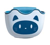 Teksome Organizador para Fregadero, Soporte para Esponja - Soporte de Esponja para Grifo con Correa Ajustable y Orificios de Drenaje,Organizador de Fregadero de Cocina para esponjas, estropajos