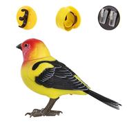 Teksome Pájaros de Juguete para Niños,Pájaro Eléctrico Cantor | Mascota Electrónica Interactiva Realista para Escritorio Exterior Viaje Sala De Espera