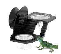 Teksome para Reptiles - Bebedero para Reptiles - Tazón De Alimentación con Ventosa para Terrario, Dragón Barbudo, Camaleón, Araña Y Tortuga