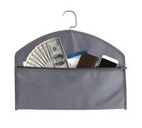 Teksome Percha, bolsa de documentos secretos impermeable ignífuga, bolsillo para ocultar dinero, bolsa de almacenamiento portátil para armario, hogar