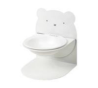 Teksome Plato para Comida De Gato | para Gatos Cuenca De Alimento - Recipiente Inclinado con Altura Ajustable para Interior Exterior Salon Dormitorio