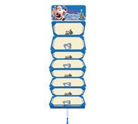 Teksome Portatarjetas De Navidad, Librito Festivo con 10 Bolsillos, Portatarjetas Plegable De Navidad, para Amigos Familia Fiestas De Cumpleaños Reuniones Familiares San Valentín