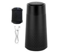 Teksome Purificador de coche,Purificador de aire de vehículos | Eliminador de olores purificador de aire portátil para coche de viaje,Accesorios del del aromaterapia, difusor silencioso