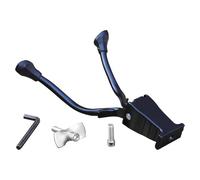 Teksome Soporte Central para Bicicletas - Soporte De Montaje Central para Bicicletas con Doble Pata,Accesorios Metálicos Estables para Ciclismo De Montaña Ciudad Paseo Y Carretera