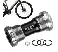 Teksome Soporte inferior cuadrado cónico, eje medio de rodamiento de bicicletas de montaña, herramienta de pedalier, reemplazo de bicicletas, eje hueco integrado roscado BB52