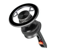 Teksome Soporte Magnético para Teléfono En Coche - Soporte De Vacío Magnético para Automóvil | Ajustable para Móvil En Vehículos - para Turismos Camiones Gimnasio Viajes