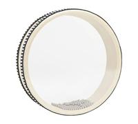 Teksome Tambor de olas de mar,Tambor de mano de mar | Instrumento de curación con sonido de doble cara,Instrumento de sonido de mar, tambor de sonido de lluvia de olas con carcasa de madera dura para