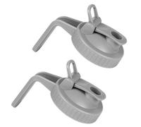 Teksome Tapa con boquilla para verter Mason Jar, boquilla para verter Mason Jar,2 tapas de tarro de boca regular - Junta de sellado de silicona, sellado hermético y prueba de fugas, tapa vertedora