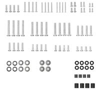 Teksome Tornillos para Montaje de Monitor, 84 Piezas Accesorios Universales M4 M5 M6 M8, Tornillos Para Soporte De Pared De TV, Para Reuniones Familiares Fiestas De Cumpleaños Hoteles Oficinas Hogar