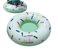 Teksome Tubo de nieve inflable | Grueso resistente al frío con asas dobles | Trineo inflable para niños | para jardín, parque, parque infantil, patinaje, esquí, hierba, colina, deslizamiento, agua