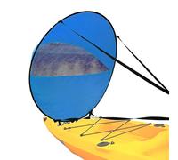 Teksome Vela De Tabla De Paddle, Vela De Viento En Kayak - Velas de Windsurf Velas de Kayak con Tabla de Remo con Ventana Transparente - Tabla de Remo fácil de Colocar, Suministros de navegación con