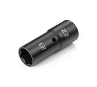 TEKTON 1/2 Inch Drive 21 x 22 mm Thin Wall Impact Flip Socket | SIF22122