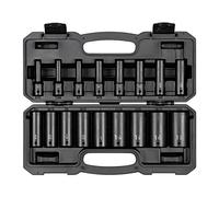 TEKTON 1/2 Inch Drive Deep 12-Point Impact Socket Set, 17-Piece (5/16-1-1/4 in.) | SID92337