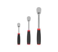 TEKTON 1/4, 3/8, 1/2 Inch Drive Comfort Grip Ratchet Set, 3-Piece (6, 8, 10-1/2 in.) | SRH91002