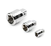 TEKTON 1/4, 3/8, 1/2 Inch Drive Mini Extension Set (3-Piece) | SHA99020