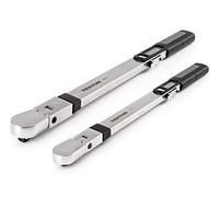 TEKTON 3/8, 1/2 Inch Drive 72-Tooth Split Beam Torque Wrench Set with Cases, 2-Piece (20-100 ft-lb, 40-250 ft-lb) | TRQ99902