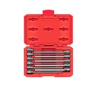 TEKTON 3/8 Inch Drive Long Hex Bit Socket Set, 11-Piece (3-10 mm) | SHB91314