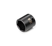 TEKTON 3/8 Inch Drive x 24 mm 6-Point Impact Socket | SID12124
