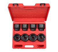 TEKTON 4893 - 3/4 "disco poco profundo juego de llaves de vaso de impacto (, 2 - 1/16" -2 - 1/2 ", SAE, CR-MO, 8 tomas