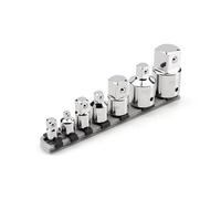 TEKTON Juego de adaptador/reductor de 1/4, 3/8, 1/2, 3/4 pulgadas con riel (7 piezas) | SHA99119