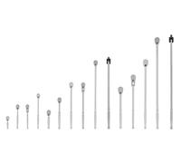 TEKTON Juego de carraca y barra de freno de 1/4, 3/8, 1/2 pulgadas (15 piezas) | SDR99901