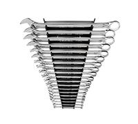 TEKTON Juego de llaves combinadas, 19 piezas (1/4-1-1/4 pulgadas) - estante | WCB91102