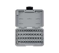 TEKTON Juego de llaves de vaso hexagonales de 1/4 pulgadas, Torx, Phillips, ranuradas, cuadradas (44 piezas) | SHB90302