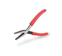 TEKTON Mini alicates de punta plana, mandíbula lisa | PMN23001, plateado