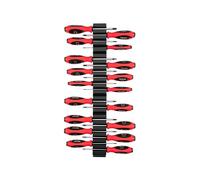 TEKTON Phillips, ranurado, Torx, juego de destornilladores cuadrados con organizadores modulares, vástagos de 4 pulgadas, 18 piezas (#0-#3, 3-8 mm, T10-T30, #1-#2) | DWZ90101