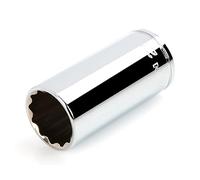 TEKTON SHD13322 - Unidad de 3/8" x 22 mm de profundidad, 12 puntos