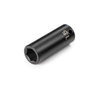 TEKTON SID13115 - Llave de vaso de impacto individual de 3/8 pulgadas, 6 puntos, 15 mm