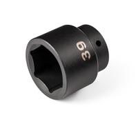 TEKTON SID22139 - Llave de vaso de impacto de 6 puntos poco profunda de 1/2 pulgada x 39 mm