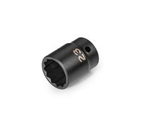 TEKTON SID22323 Dado de impacto de 12 puntos de 23 mm impulsor de 1/2 pulgada