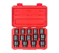 TEKTON SID92325 - Juego de llaves de impacto de 6 puntos de 1/2 pulgada, 14 piezas (25-38 mm)