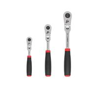 TEKTON SRH99120 SRH99120 - Juego de Llaves Carraca de Agarre Cómodo de Liberación Rápida (3 piezas)